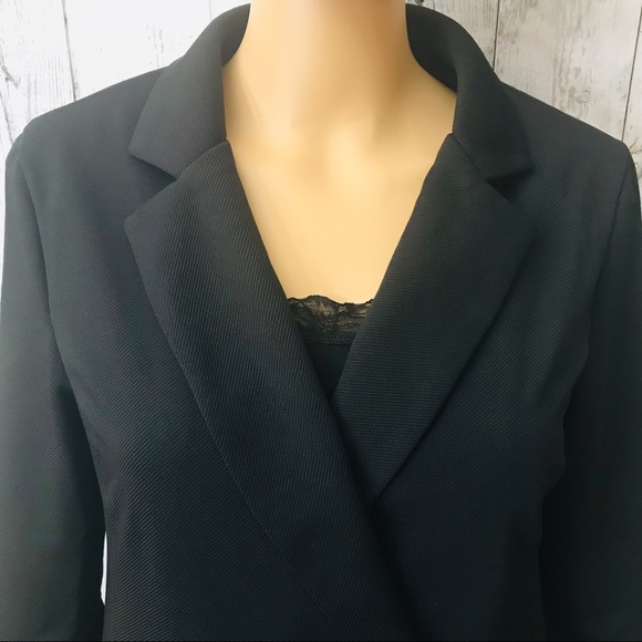 Endless Rose Ruffle Sleeve Two Button Blazer - Picture 5 of 7